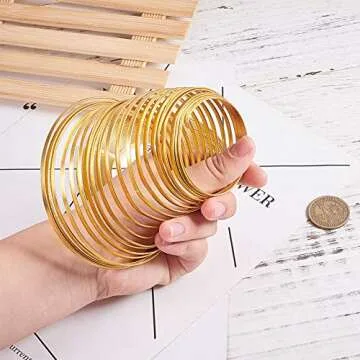 BENECREAT Gold 32 Feet Jewelry Craft Wire - Aluminum