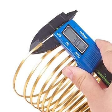 BENECREAT Gold 32 Feet Jewelry Craft Wire - Aluminum