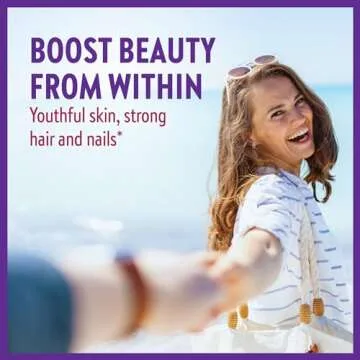 New Chapter Biotin Supplement, Vegan Hair Skin and Nails Vitamins with Fermented Biotin + Astaxanthi...