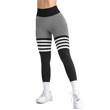 A AGROSTE Seamless Workout Leggings for Women Scrunch Butt Lifting Leggings Booty High Waisted Yoga Pants Gym Leggings