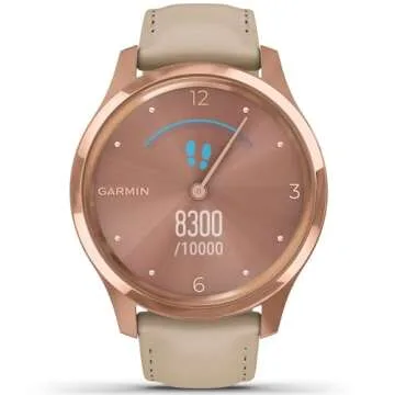 Garmin vivomove Luxe Hybrid Smartwatch for Stylish Fitness