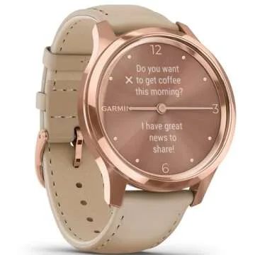 Garmin vivomove Luxe Hybrid Smartwatch for Stylish Fitness