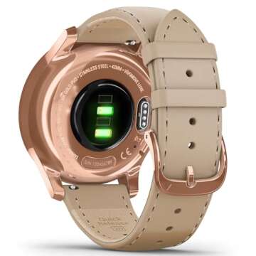 Garmin vivomove Luxe Hybrid Smartwatch for Stylish Fitness