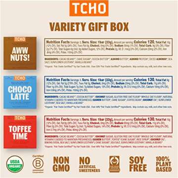 TCHO Vegan Oat Milk Chocolate Gift Box - 6 Pack