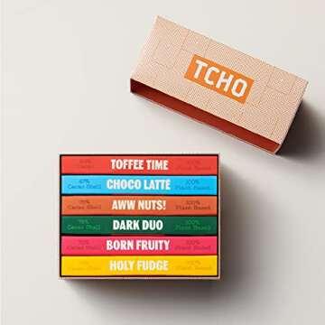 TCHO Vegan Oat Milk Chocolate Gift Box - 6 Pack