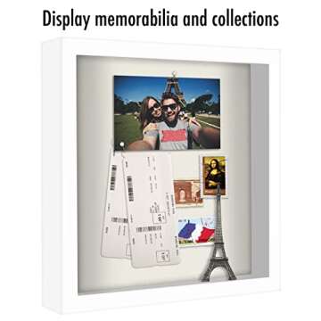 Americanflat 11x11 Shadow Box Frame - Elegant Memory Display