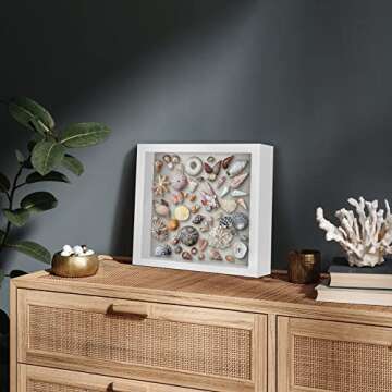 Americanflat 11x11 Shadow Box Frame - Elegant Memory Display