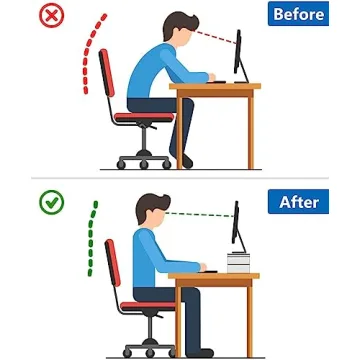 Egchi Acrylic Monitor Stand Riser 2 Tier Clear Desk Organizer