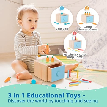 Tookyland Montessori Toy Set for 1-Year-Olds - 8 Educational Toys