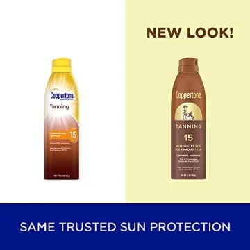 Coppertone Tanning Sunscreen Spray SPF 15 Protective Tanning Spray