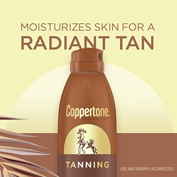 Coppertone Tanning Sunscreen Spray SPF 15 Protective Tanning Spray