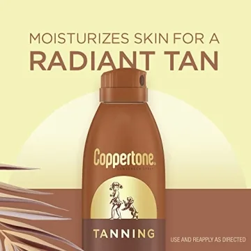 Coppertone Tanning Sunscreen Spray SPF 15 Protective Tanning Spray