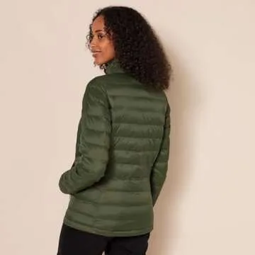 Lightweight Water-Resistant Puffer Jacket for Women