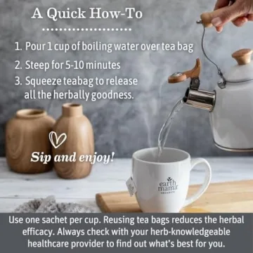 Earth Mama No More Milk Tea | Reduce Breast Milk Naturally