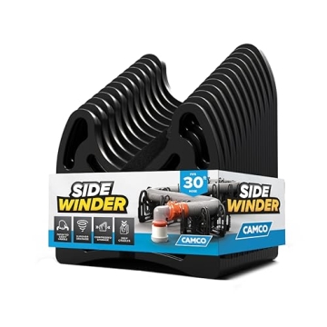 Camco Sidewinder 30-Ft RV Sewer Hose Support - Flexible Telescoping Design for Avoiding Obstacles & ...