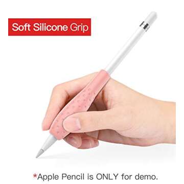 MoKo [2 Pack Silicone Grip Holder Ergo Protective Sleeve Cover Case Accessories Compatible with Appl...