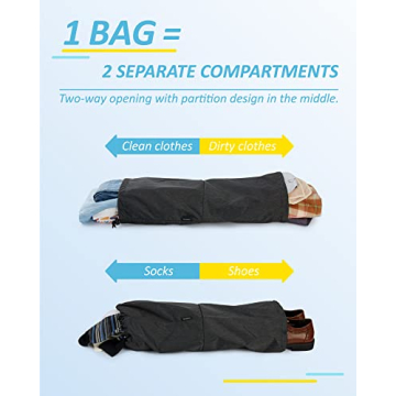 BAGSMART Compression Packing Cubes - Travel Organizers