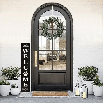 Modern Farmhouse LED Lanterns with Timer Set of 2