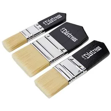 Ranger THoltz 3pc TH Distress Collage Brush, pkg of 3, 1 Each of 3/4, 1-1/4 & 1-3/4