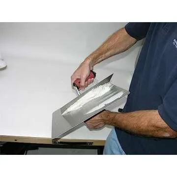 MARSHALLTOWN Hawk, 13Inch Aluminum Blade, Includes Callus Preventer and DuraSoft Handle, Masonry, Drywall, Made In the USA, 1D