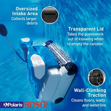 Polaris 8050 Sport Robotic Pool Cleaner for InGround Pools
