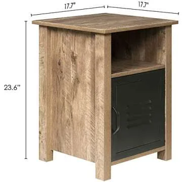OneSpace Norwood Range Vintage Rustic End Table