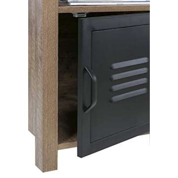 OneSpace Norwood Range Locker End Table, Oak