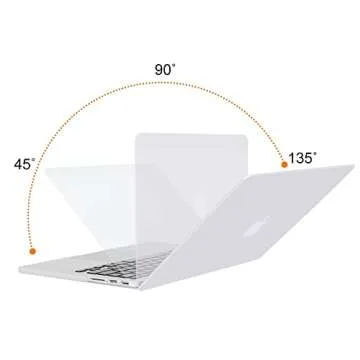 MOSISO Case Only Compatible with MacBook Pro Retina 13 inch (Models: A1502 & A1425) (Older Version Release 2015 - end 2012), Plastic Hard Shell Case & Keyboard Cover & Screen Protector, White