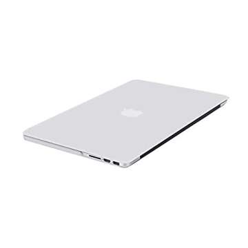 MOSISO Case Only Compatible with MacBook Pro Retina 13 inch (Models: A1502 & A1425) (Older Version Release 2015 - end 2012), Plastic Hard Shell Case & Keyboard Cover & Screen Protector, White