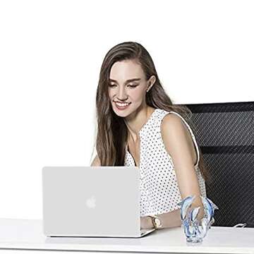 MOSISO Case Only Compatible with MacBook Pro Retina 13 inch (Models: A1502 & A1425) (Older Version Release 2015 - end 2012), Plastic Hard Shell Case & Keyboard Cover & Screen Protector, White