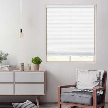 Stylish DEZ Furnishings Cordless Cellular Shade for Safety