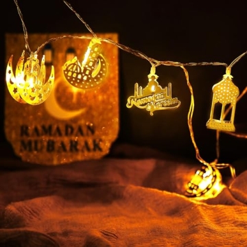 Eid Al Adha String Lights - Festive Battery Operated Decor