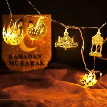 Eid Al Adha String Lights - Festive Battery Operated Decor