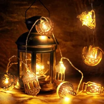 Eid Al Adha String Lights - Festive Battery Operated Decor