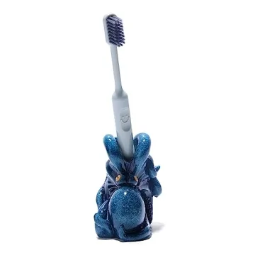 Blue Octopus Toothbrush Holder for Kids - Fun Bathroom Accessory