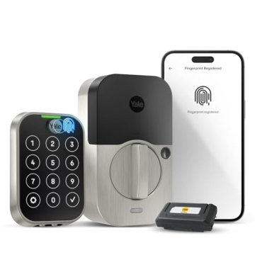 Yale Security Lock 2 Touch Deadbolt: Keyless Entry w/ Wi-Fi