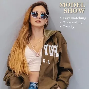 Trendy Chunky Gold Hoop Earrings Set for Women