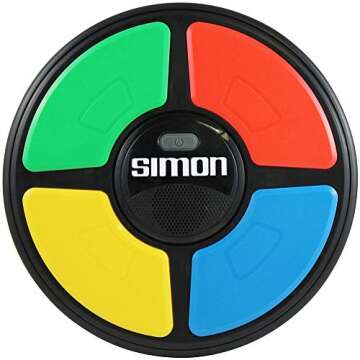 Classic Simon Electronic Game with Digital Screen