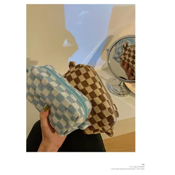 XPONNI Small Cosmetic Bag Y2K Aesthetic Makeup Organizer