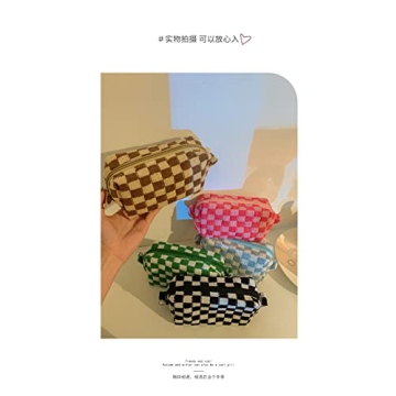 XPONNI Small Cosmetic Bag Y2K Aesthetic Makeup Organizer