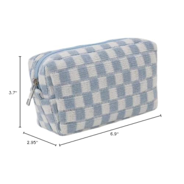 XPONNI Small Cosmetic Bag Y2K Aesthetic Makeup Organizer