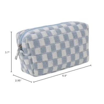 XPONNI Small Cosmetic Bag Y2K Aesthetic Makeup Organizer