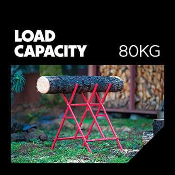 Oregon Steel Log Saw Horse for Efficient Wood Cutting