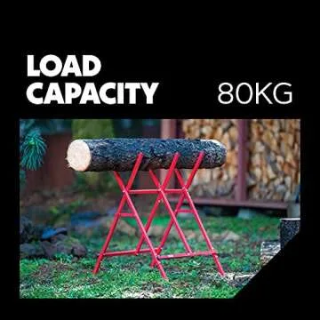 Oregon Steel Log Saw Horse for Efficient Wood Cutting