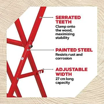 Oregon Steel Log Saw Horse for Efficient Wood Cutting