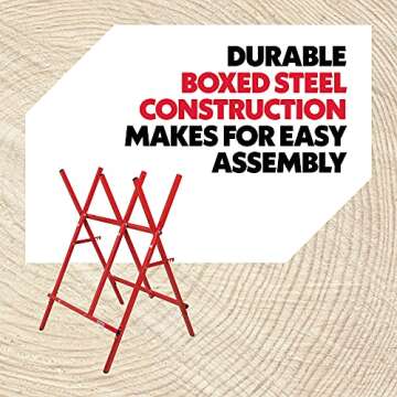 Oregon Steel Log Saw Horse for Efficient Wood Cutting