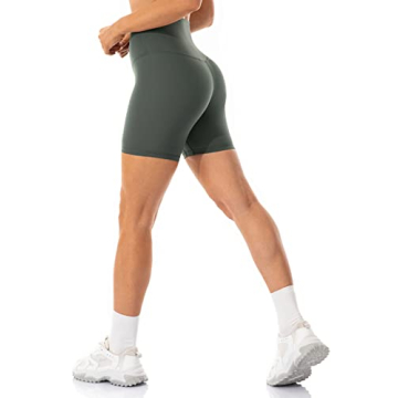 Lavento Women's Soft Yoga Shorts 6 Inch for All-Day Comfort