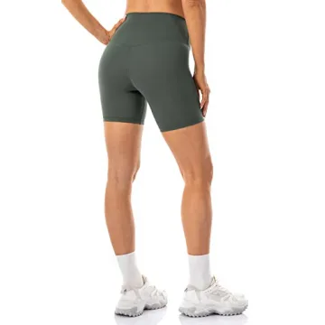 Lavento Women's Soft Yoga Shorts 6 Inch for All-Day Comfort