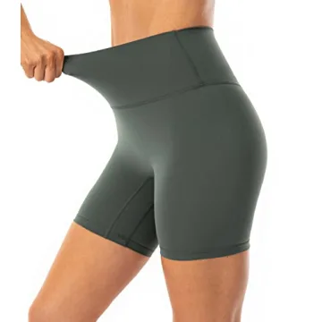 Lavento Women's Soft Yoga Shorts 6 Inch for All-Day Comfort