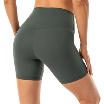 Lavento Women's Soft Yoga Shorts 6 Inch for All-Day Comfort
